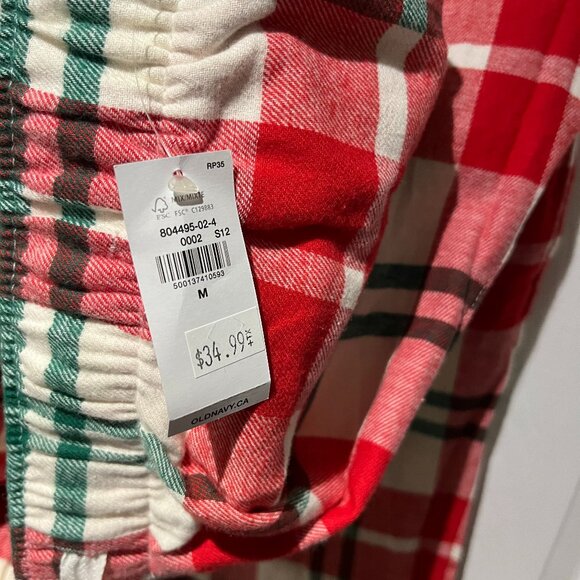 Sz M Women’s Plaid Flannel Pajama Pants - Picture 3 of 5